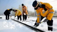 Badai Salju Ganggu Mudik Imlek di tempat tempat China